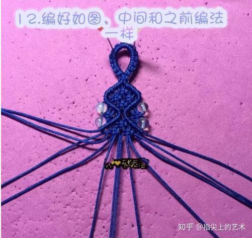 教你编绳用斜卷结雀头结平结做一款非常简单的手链想学