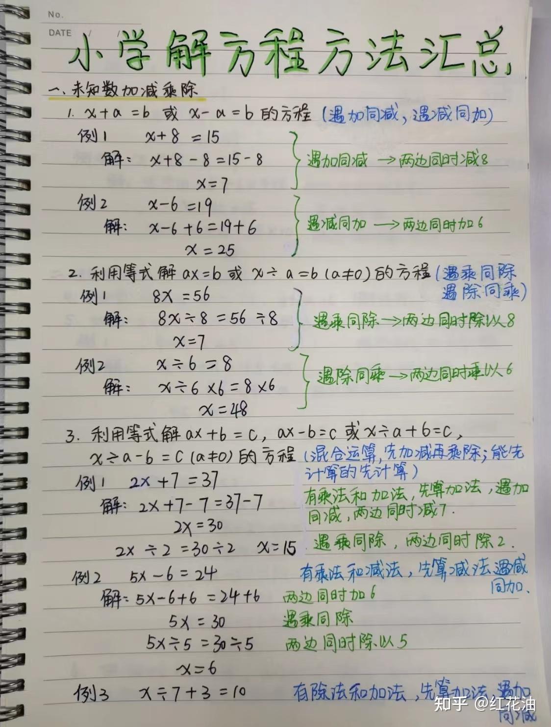 小学数学解方程经典9大方法和技巧 - 知乎