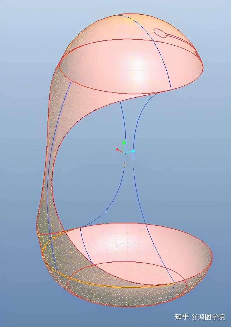 proecreo曲面实例大白台灯