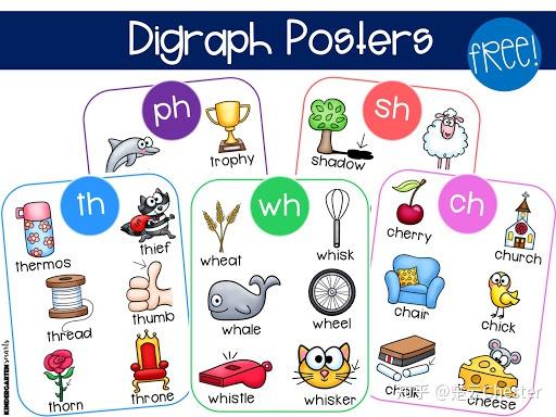 二合辅音字母(consonant digraphs)