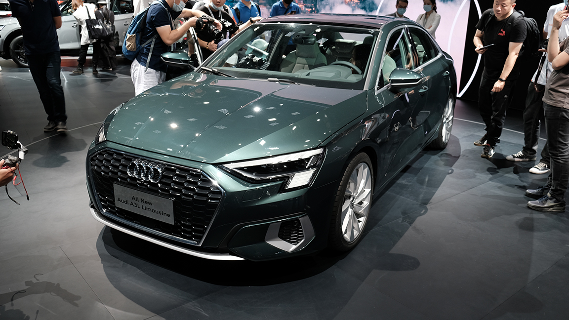 全新奥迪a3l亮相广州车展预售21万起加长后要卖爆
