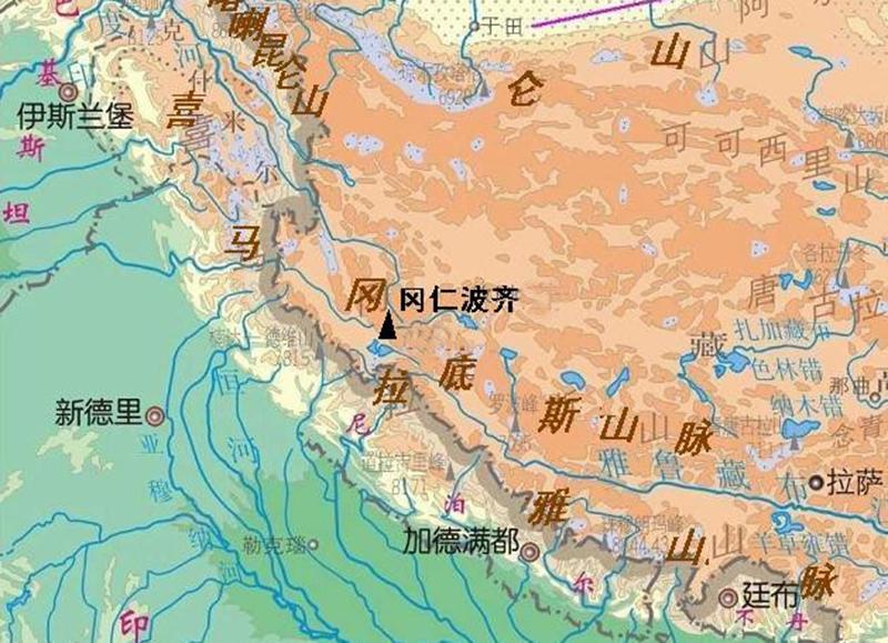 象雄王朝地图图片