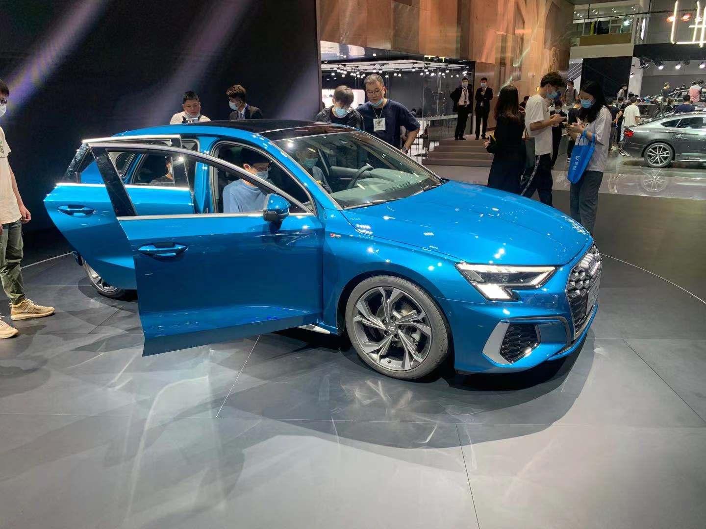 2020年广州车展全新奥迪a3两厢版运动感十足