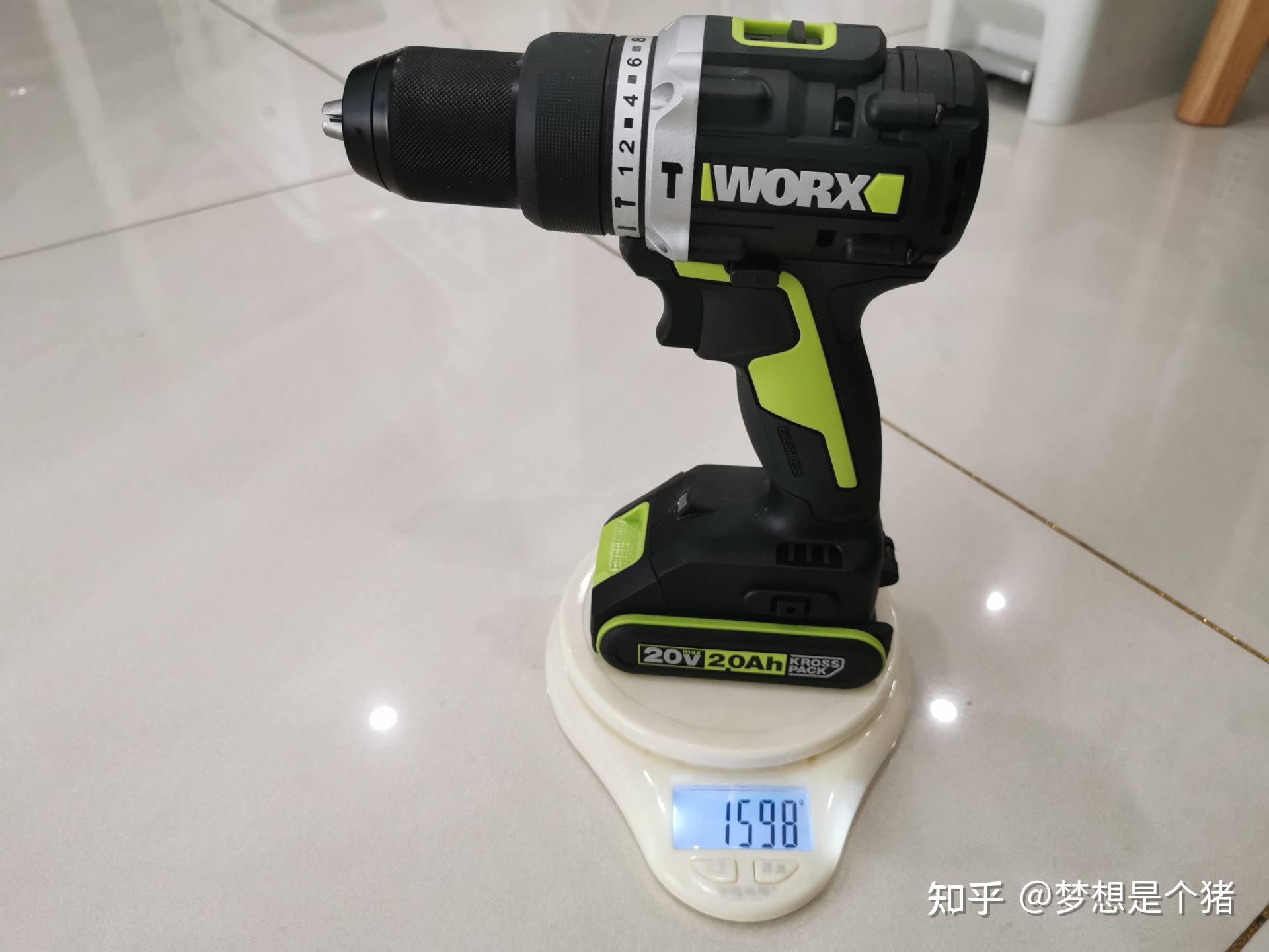 身小而力劲威克士20伏无刷冲击钻we362测评