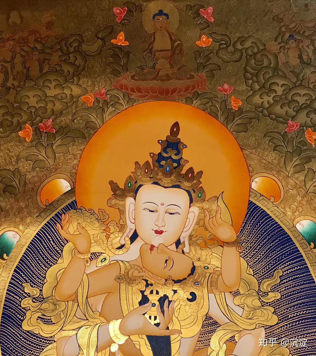 唐卡双休金刚萨垛