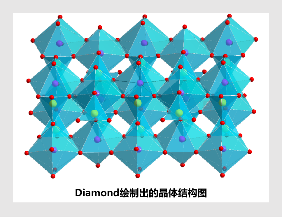 diamond画晶胞堆积图图片