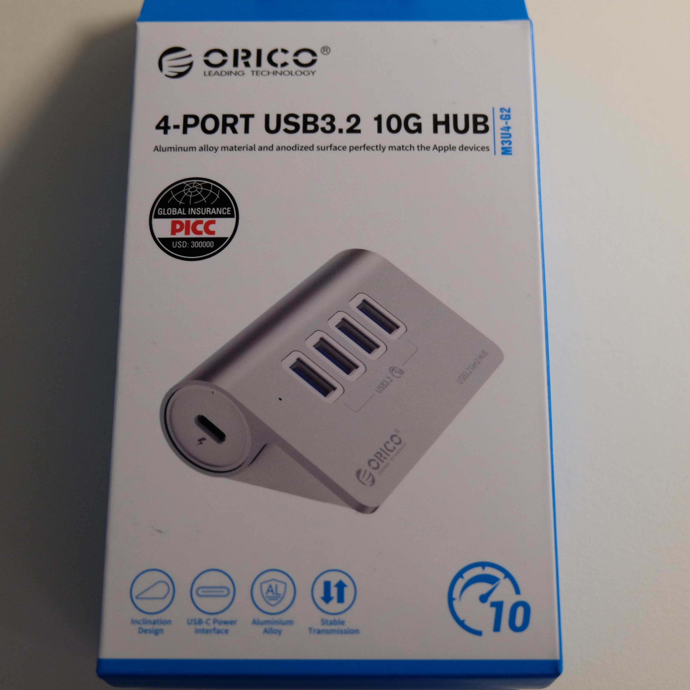 Orico m3u4 g2 usb3 2 10gbps hub 