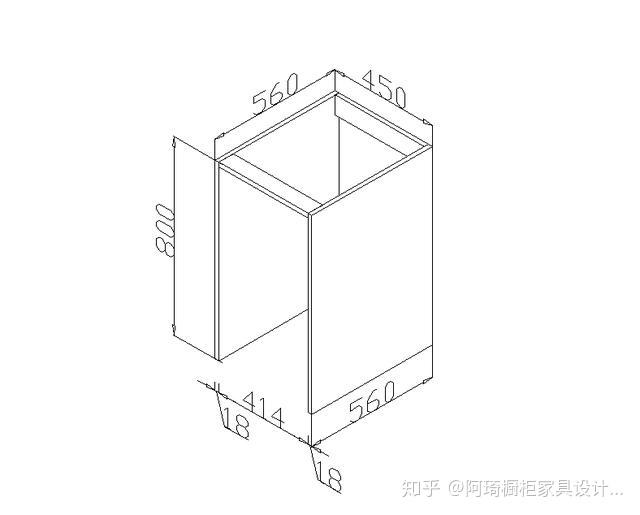 上面讲完了煤气罐的外观尺寸样式,那再说说煤气罐放柜子里面如何设计.