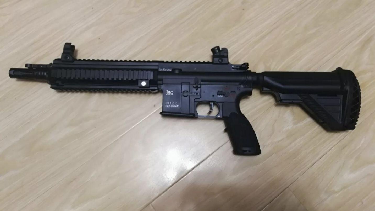 奇点工业 hk416d2018年8月由ftm发售的,适配二号齿轮箱的,以m4类步枪