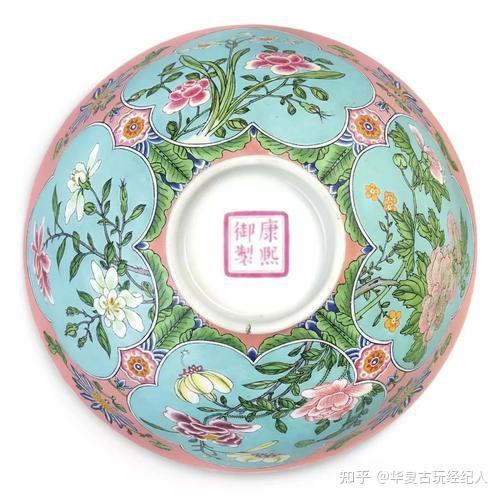 大清乾隆年制的珐琅彩，在过往的拍卖会上：它的身价飙升到百万甚至千万