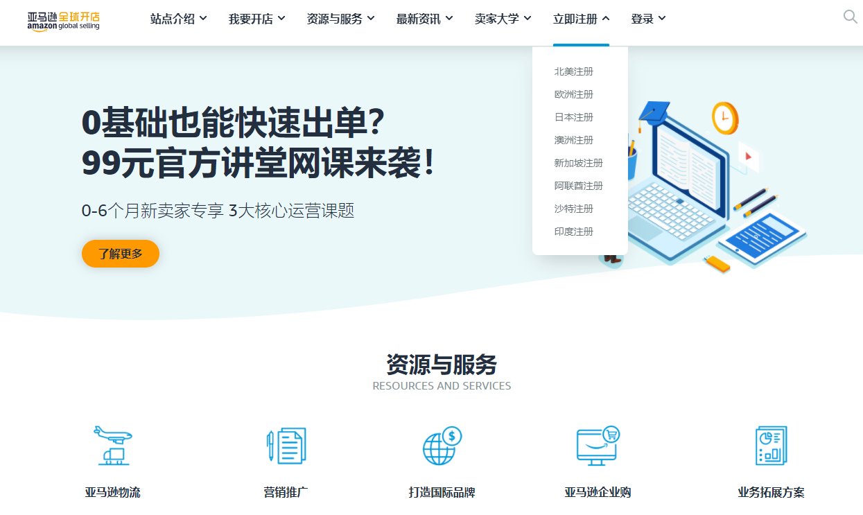在亚马逊全球开店需要哪些流程 Fba头程公司