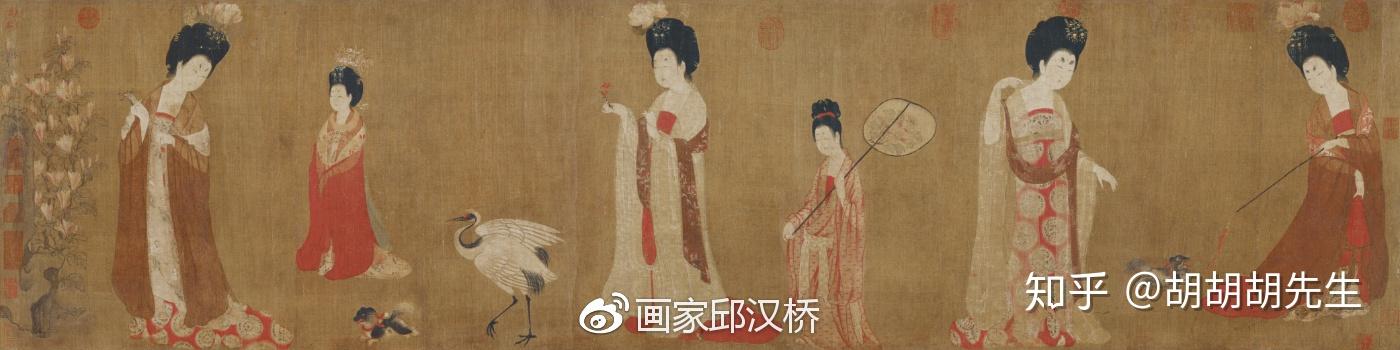 汉桥话画：唐代仕女画传世孤本《簪花仕女图》 - 知乎