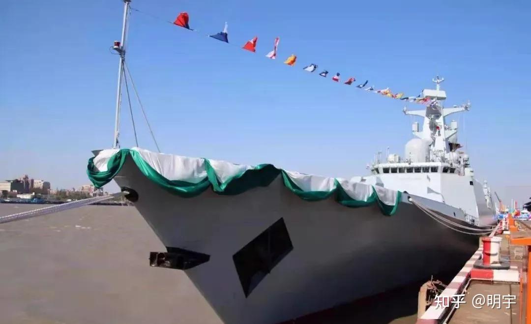 中國為巴基斯坦建造的第一艘4000噸級護衛艦054ap交付