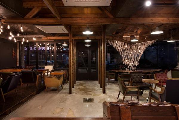 复古怀旧风咖啡厅设计