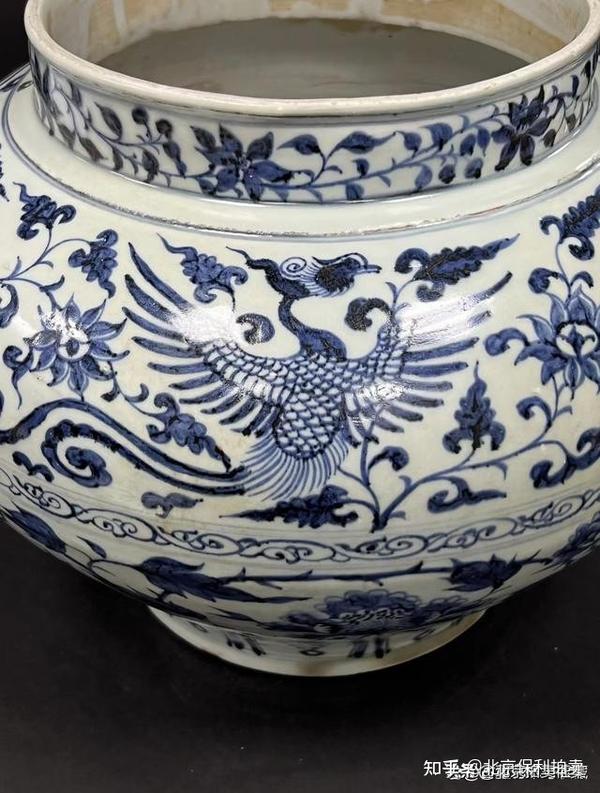 图说:元青花 凤穿牡丹图大罐纹饰解读 - 知乎