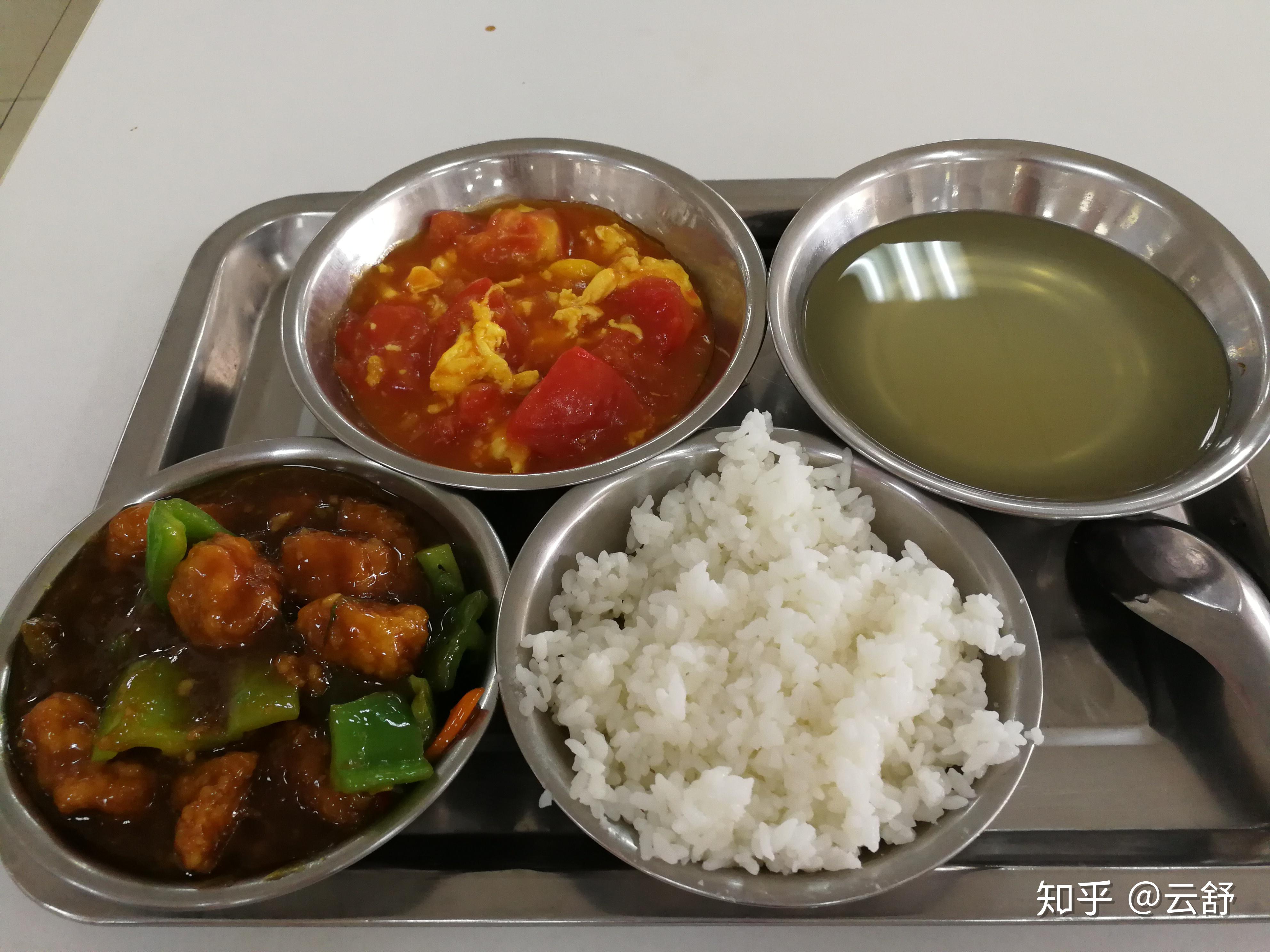 中国哪个大学的伙食食堂质量最好