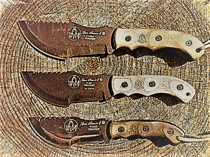 猎人霸气归来托普斯tombrowntracker追踪者生存刀