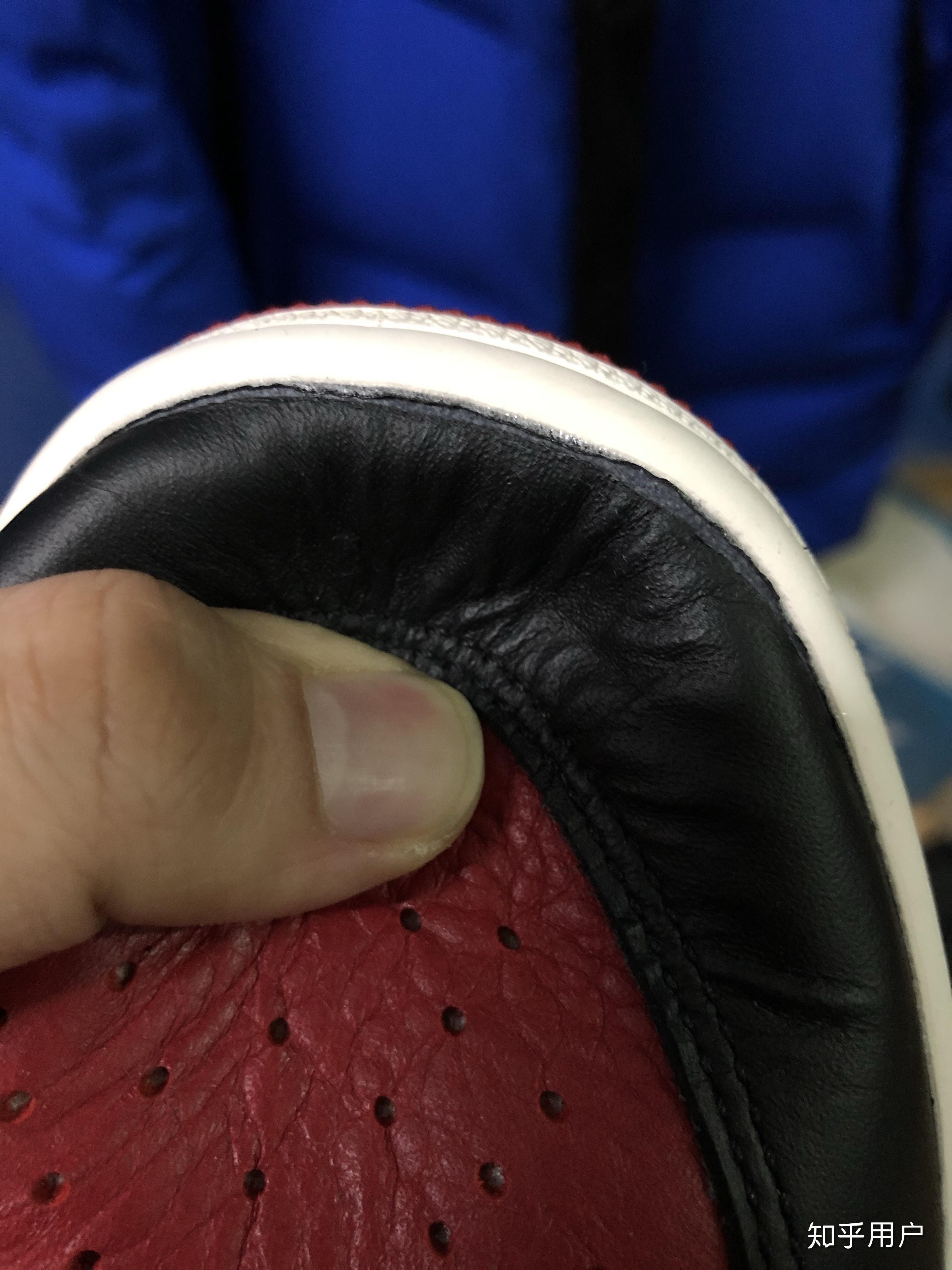 aj1鞋头裂开图片