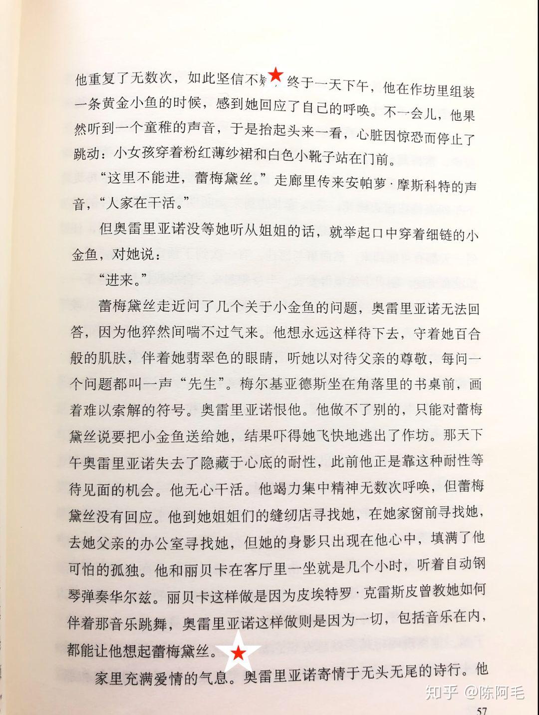 奥雷里亚诺·布恩迪亚与蕾梅黛丝,初次见面,奥雷里亚诺·布恩迪亚就爱