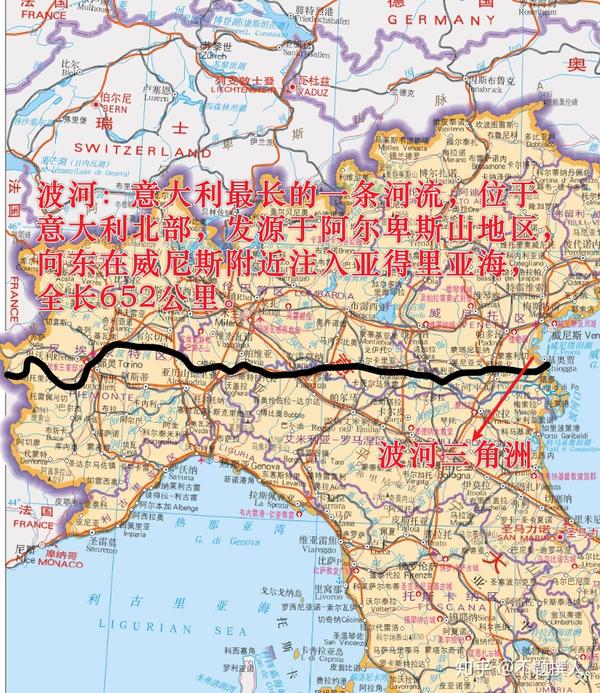 来自专栏 结合地图学历史题图:万神殿地理 亚平宁半岛,即意大利半岛