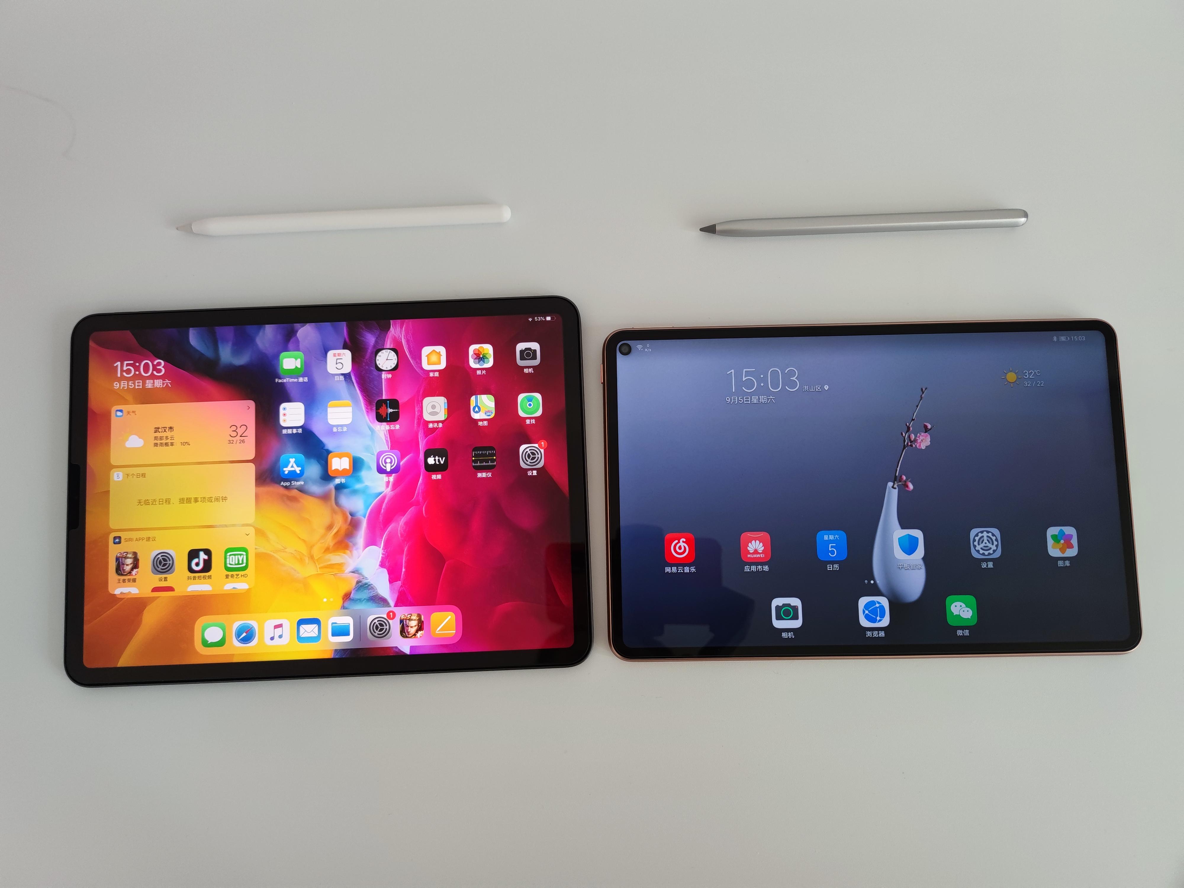 测试横评华为matepadpro和苹果ipadpro软硬件对比及使用体验分享