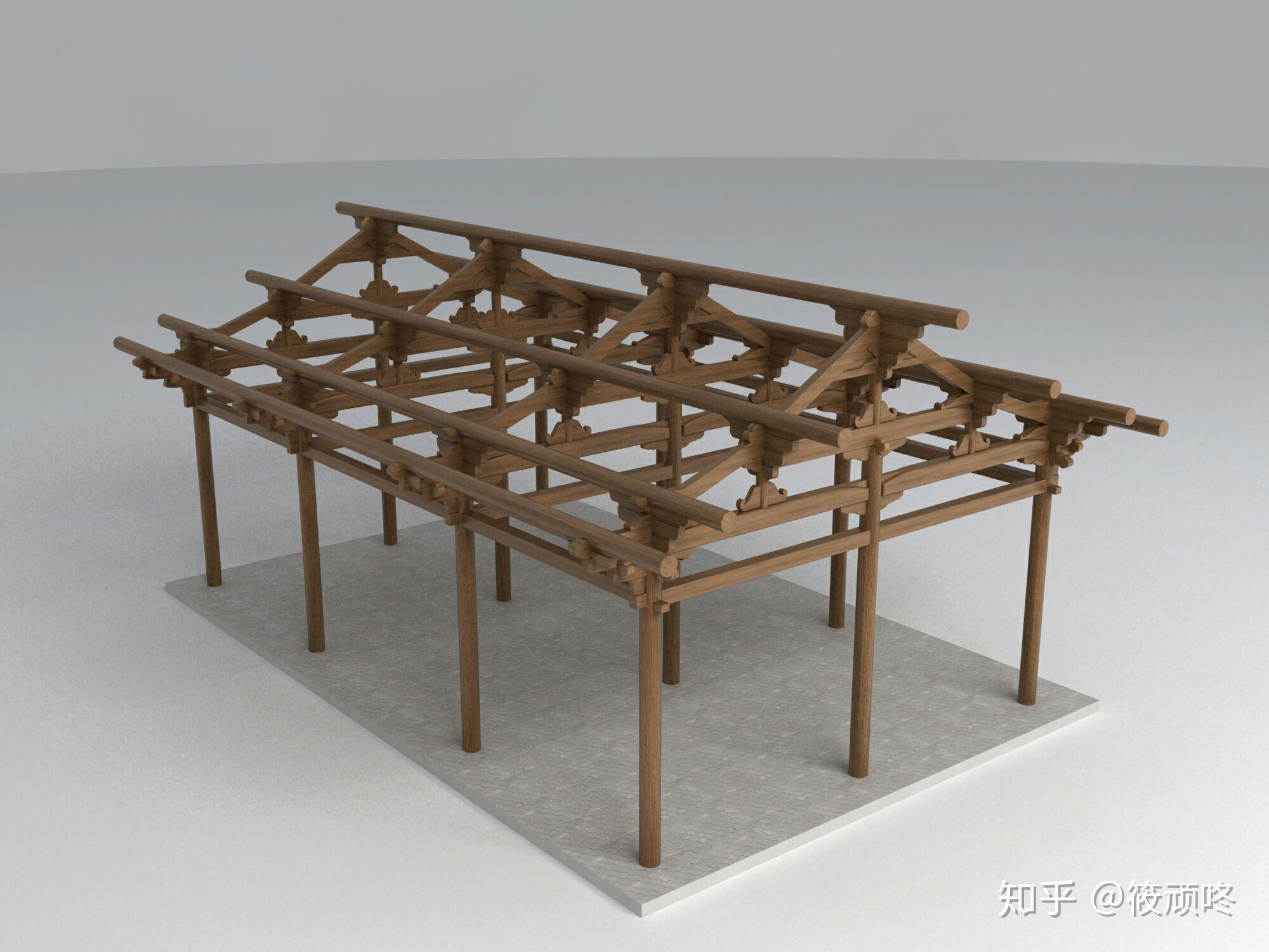 【古建筑设计】古建筑建造过程模拟 - 知乎