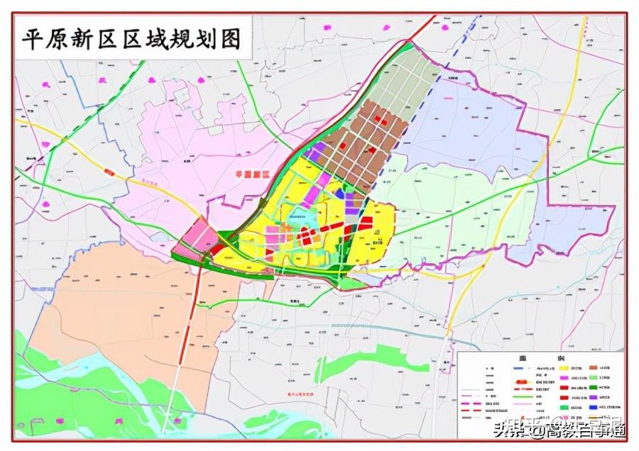 平原大学城,哪些高校戏大?