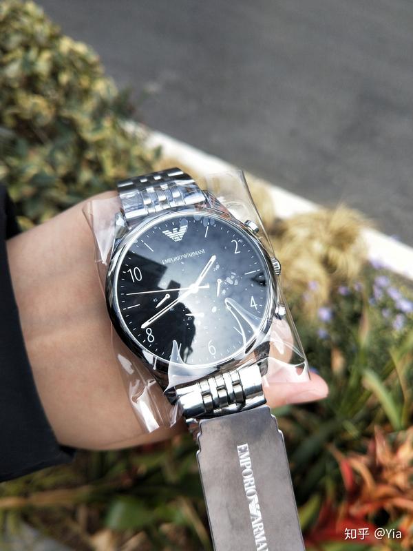 大气男士商务手表阿玛尼钢带ar1863