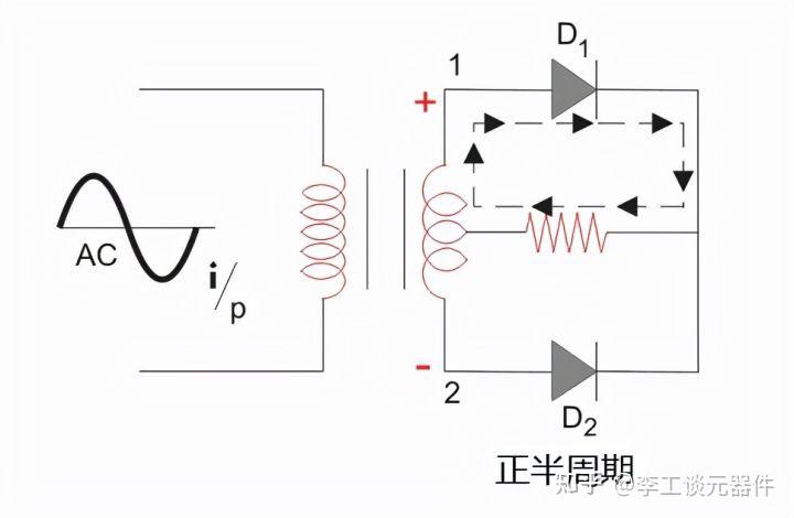 全波整流电路实物图图片