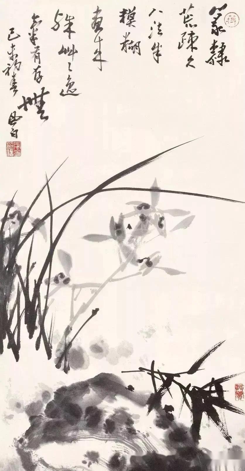 这位老先生的兰竹气韵生动，不能不看！ - 知乎