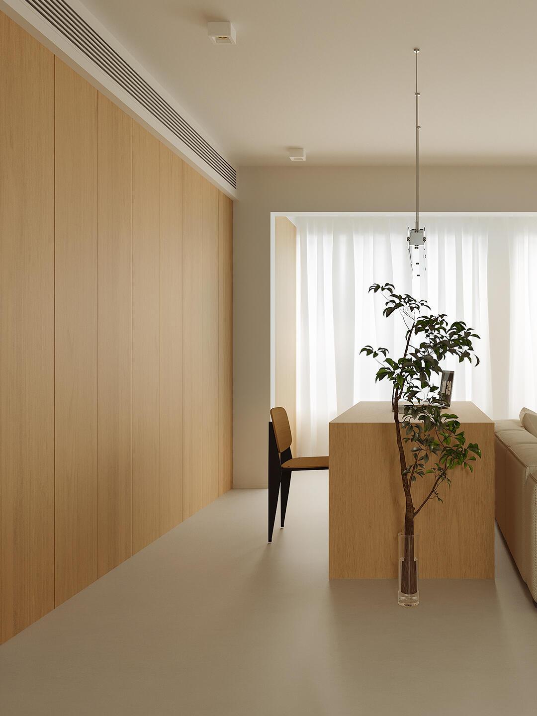 成都装修设计|120m²的原木风做出180m²的既视感 - 知乎