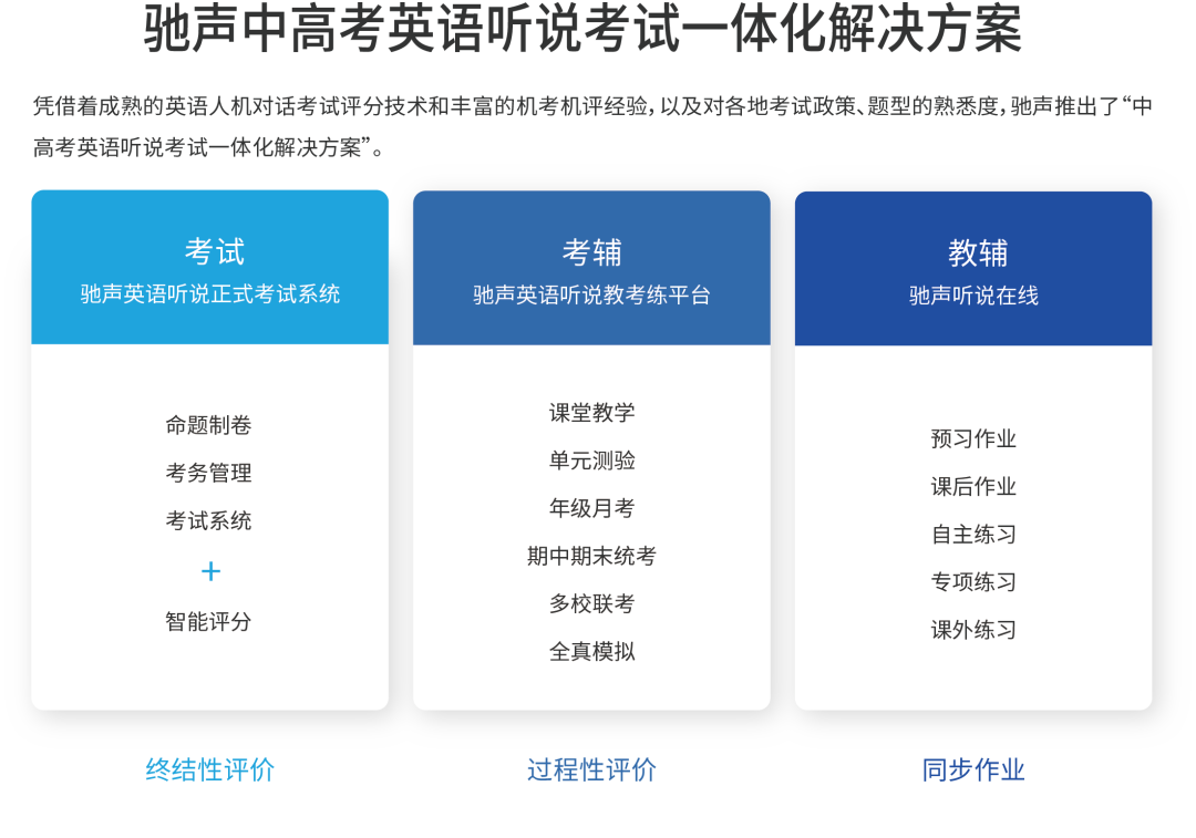 驰声闪耀中国教育装备展k12英语听说考试领域不二之选