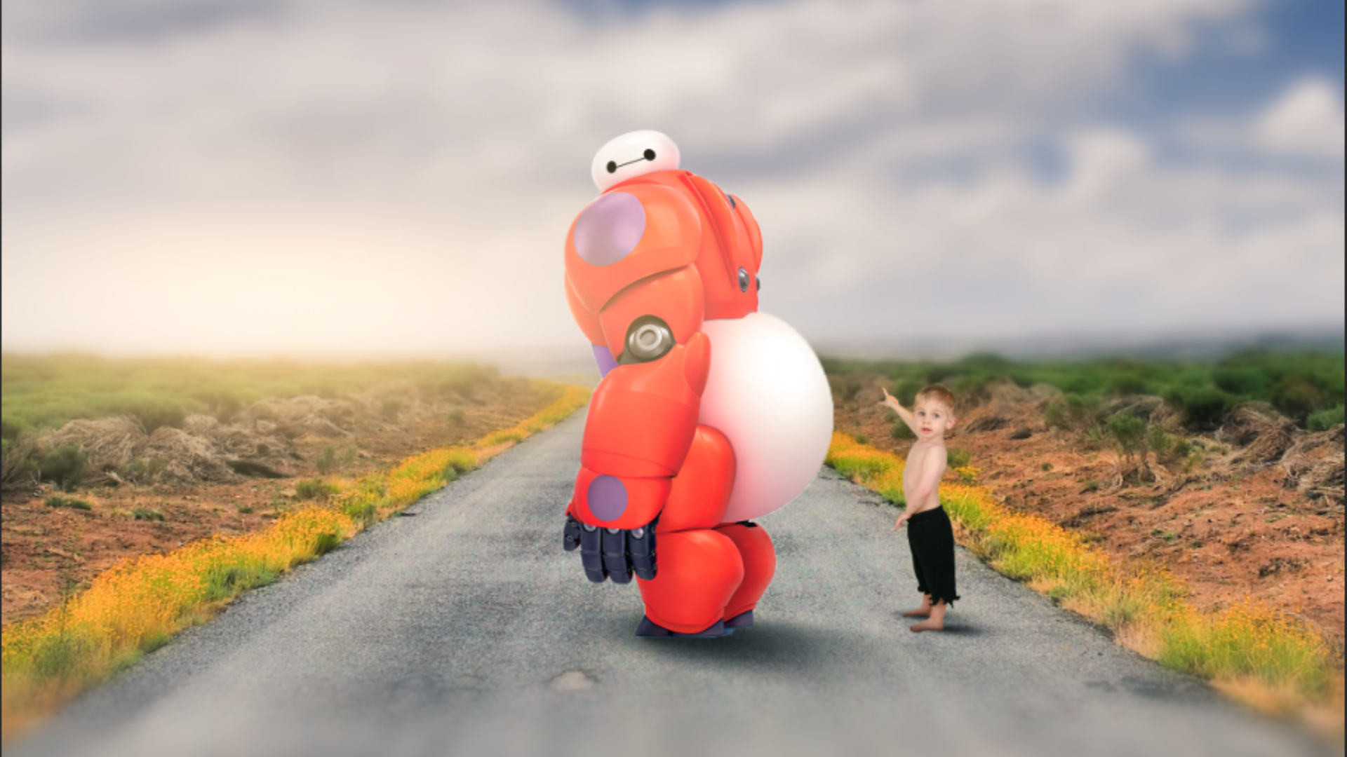 ps中那些好玩的图片合成,奇奇怪怪的合成案例