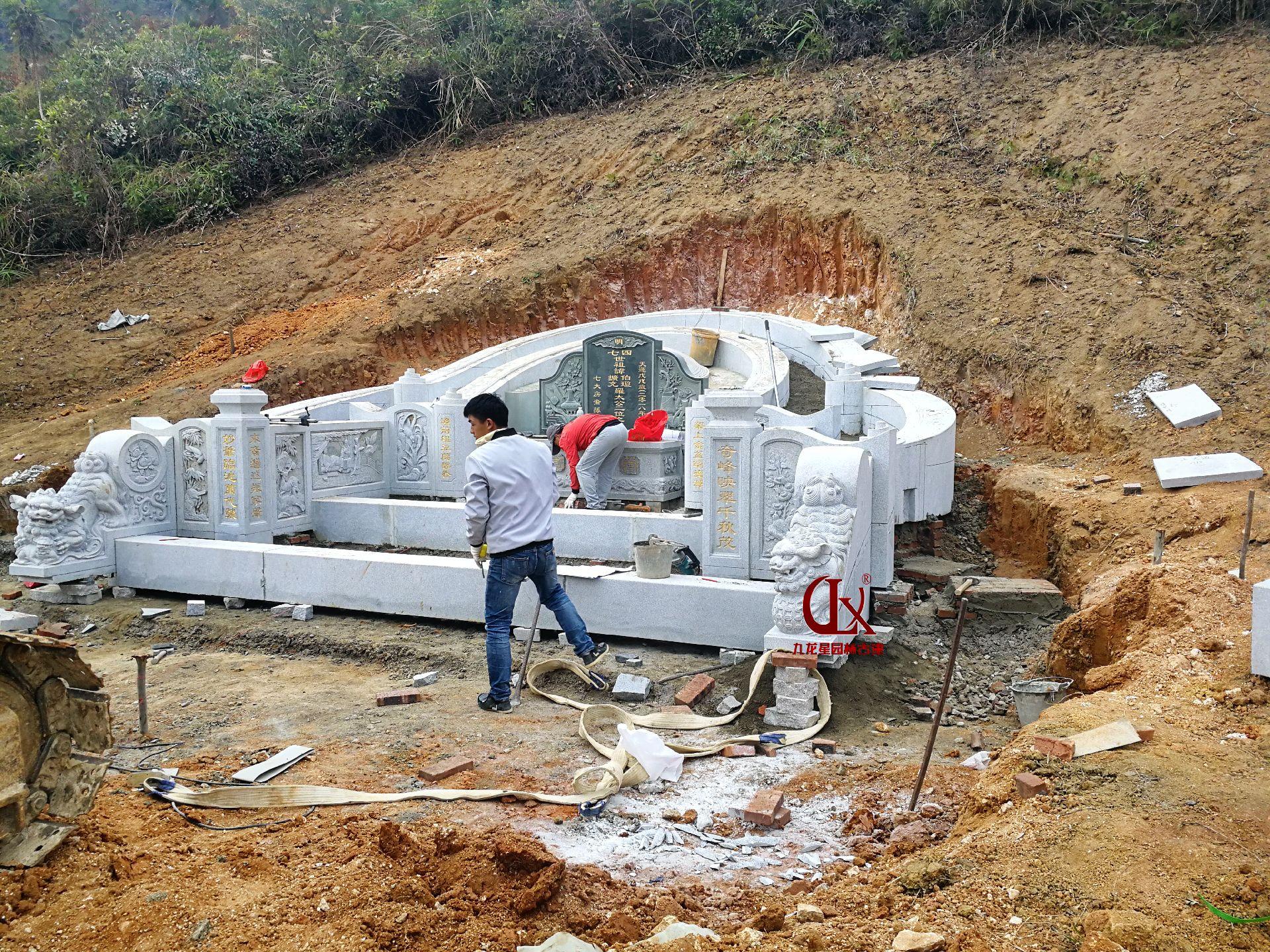 农村墓地建造与设计图片