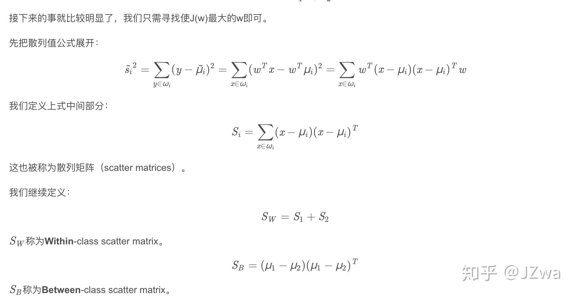Linear discriminant analysis 