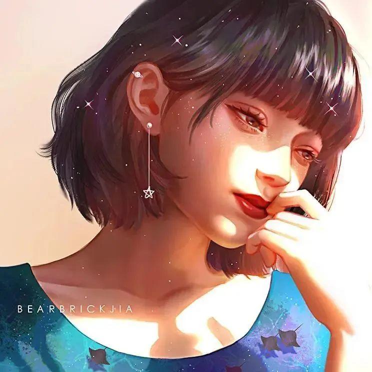 一组超靓的人物头像插画有没有你眼熟的