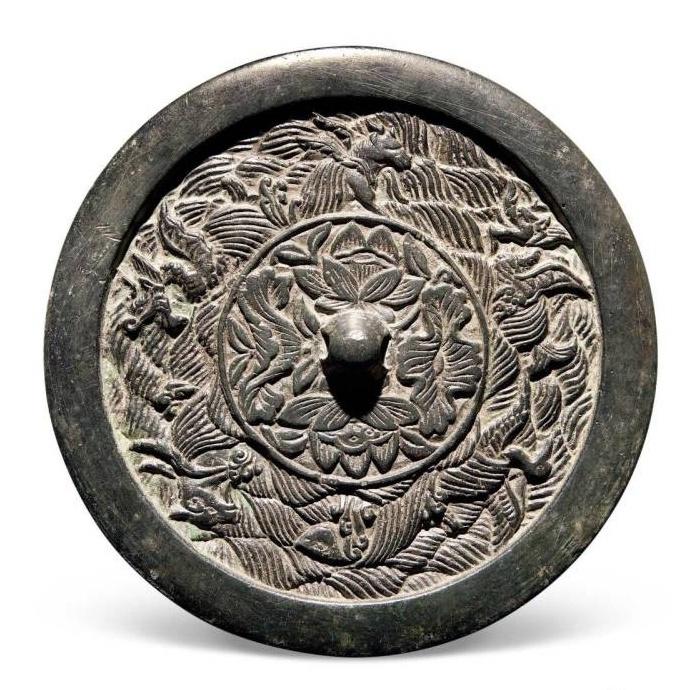 金代铜镜中的人物故事