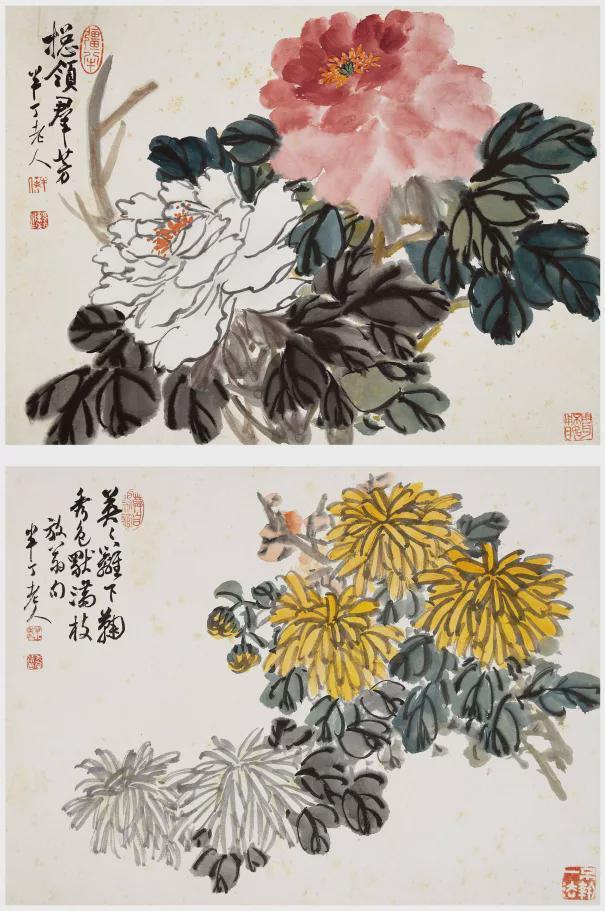 陈半丁花卉小品，干净，雅致！ - 知乎