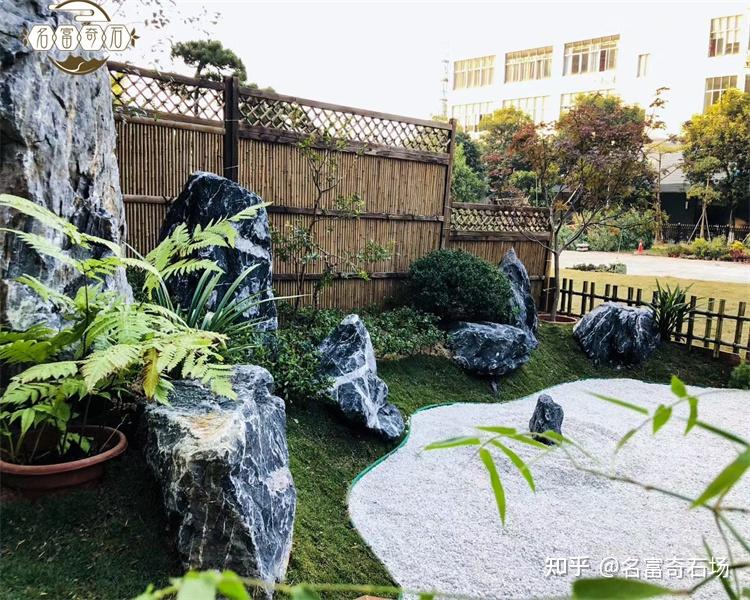 河南黑色园林造景原石 中式庭院布景石 黑山石野山石 - 知乎