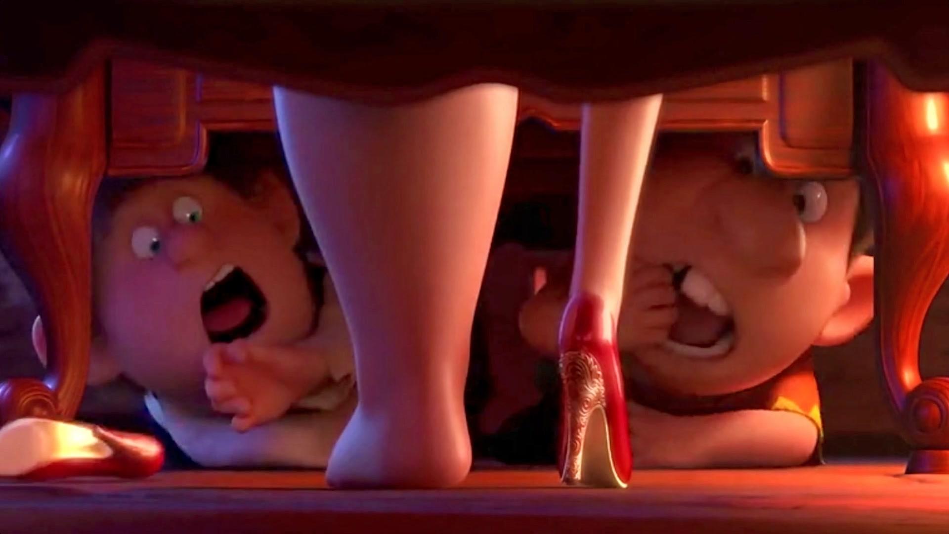 白雪公主脱下红鞋子小矮人看傻了