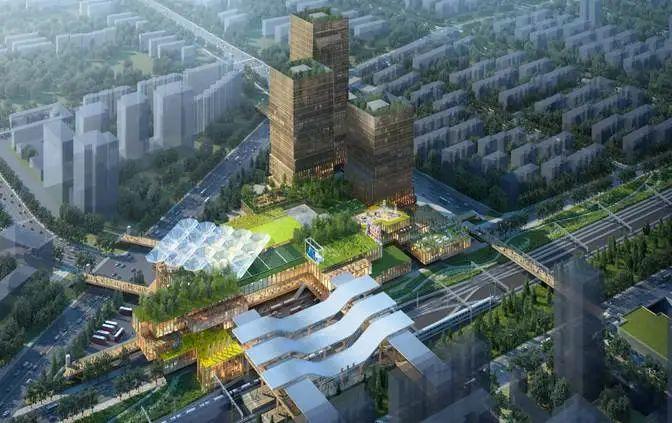 效果图2020年12月市政府办公厅正式印发了《北京市轨道微中心名录(第