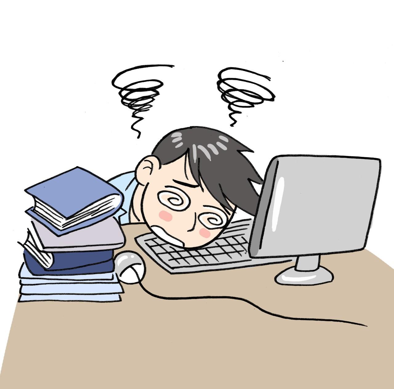 Tired Man On The Desk, Desk, Careless, Man PNG Picture And Clipart ...