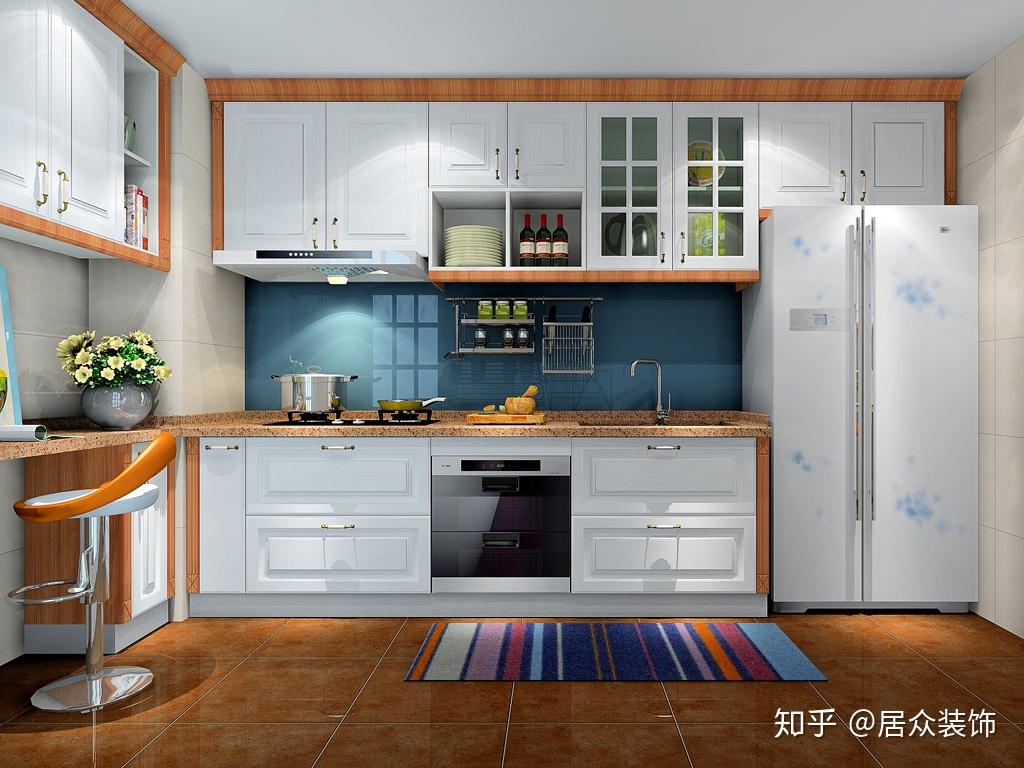 厨房装修效果图 吊柜组合增加空间收纳_维意定制家具商城
