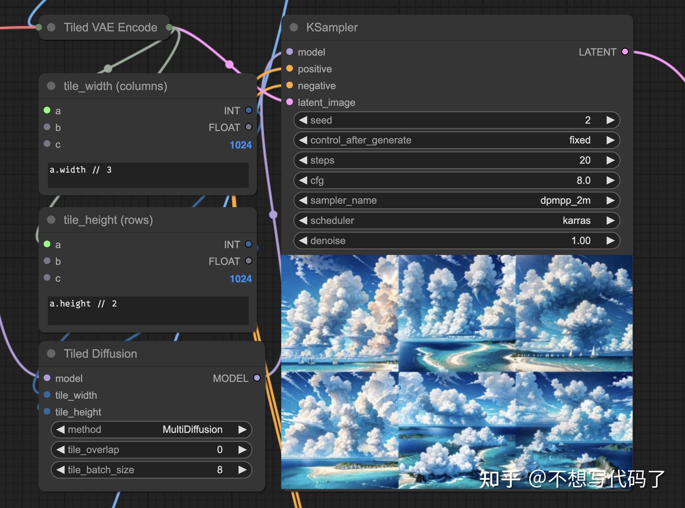 ComfyUI-Impact-Pack：使用 Tiled Diffusion 实现极限图像超分辨率 - 知乎