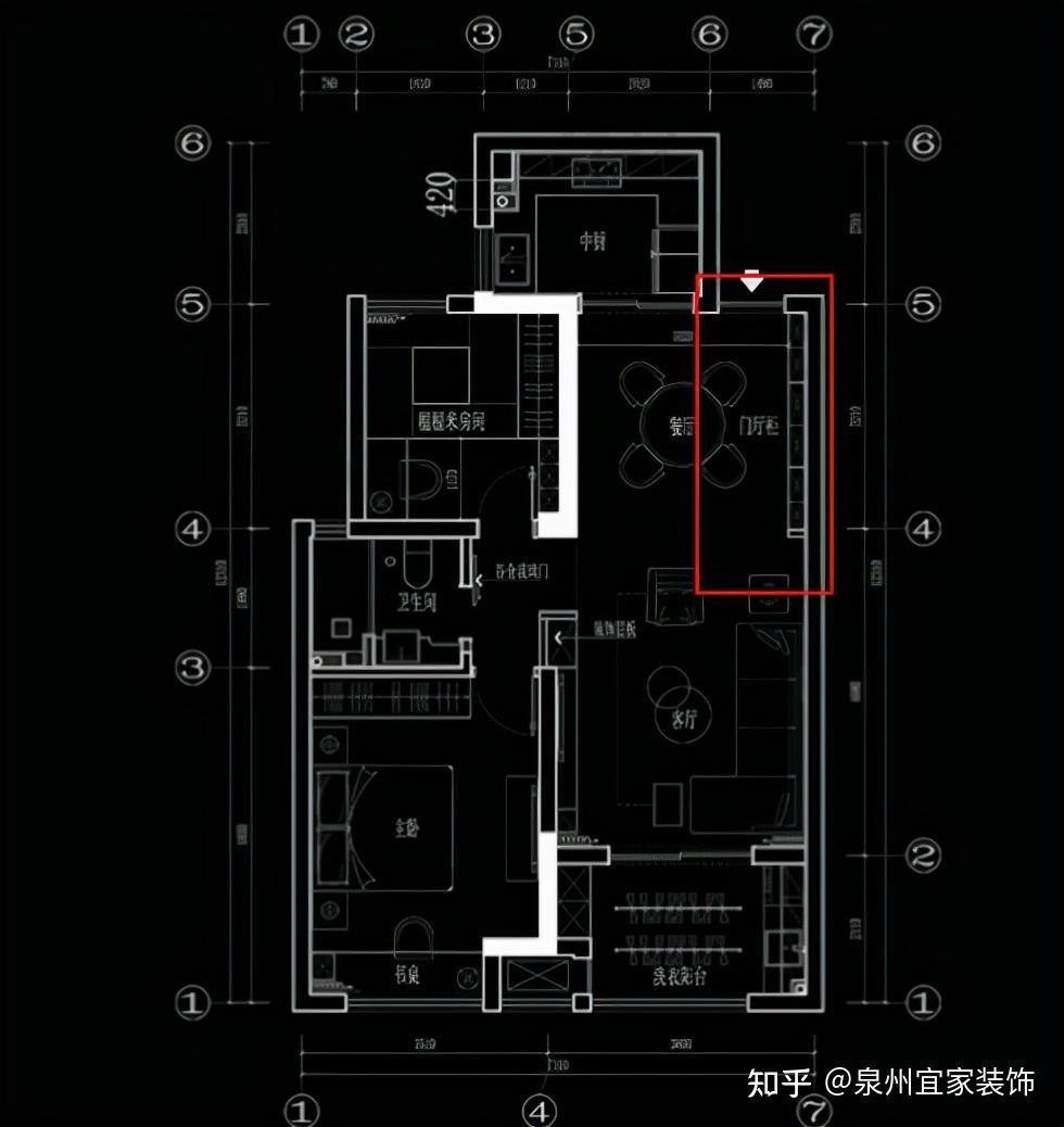 入口玄关平面图图片