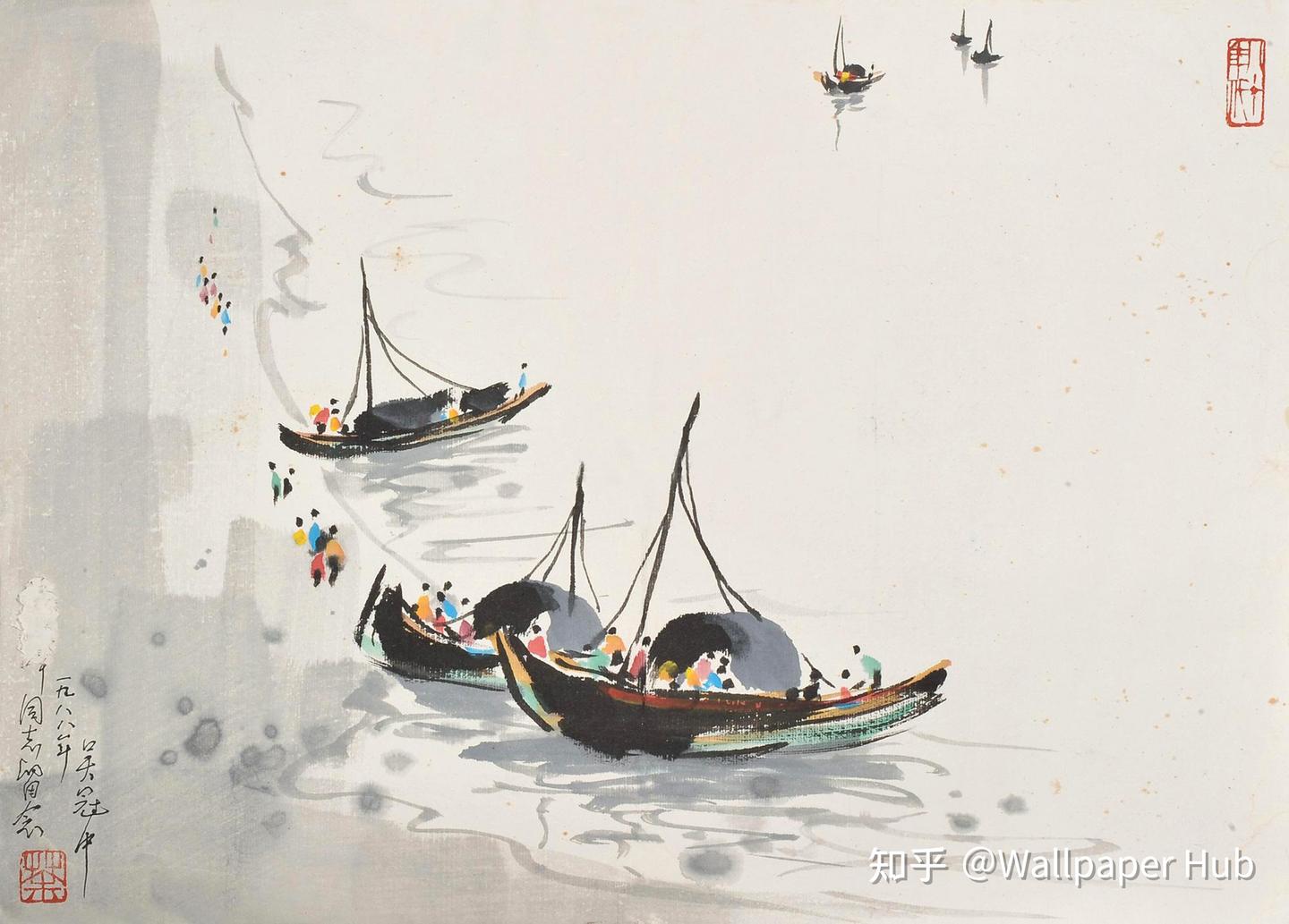可能是吴冠中最全的高清原画合集了 - 知乎