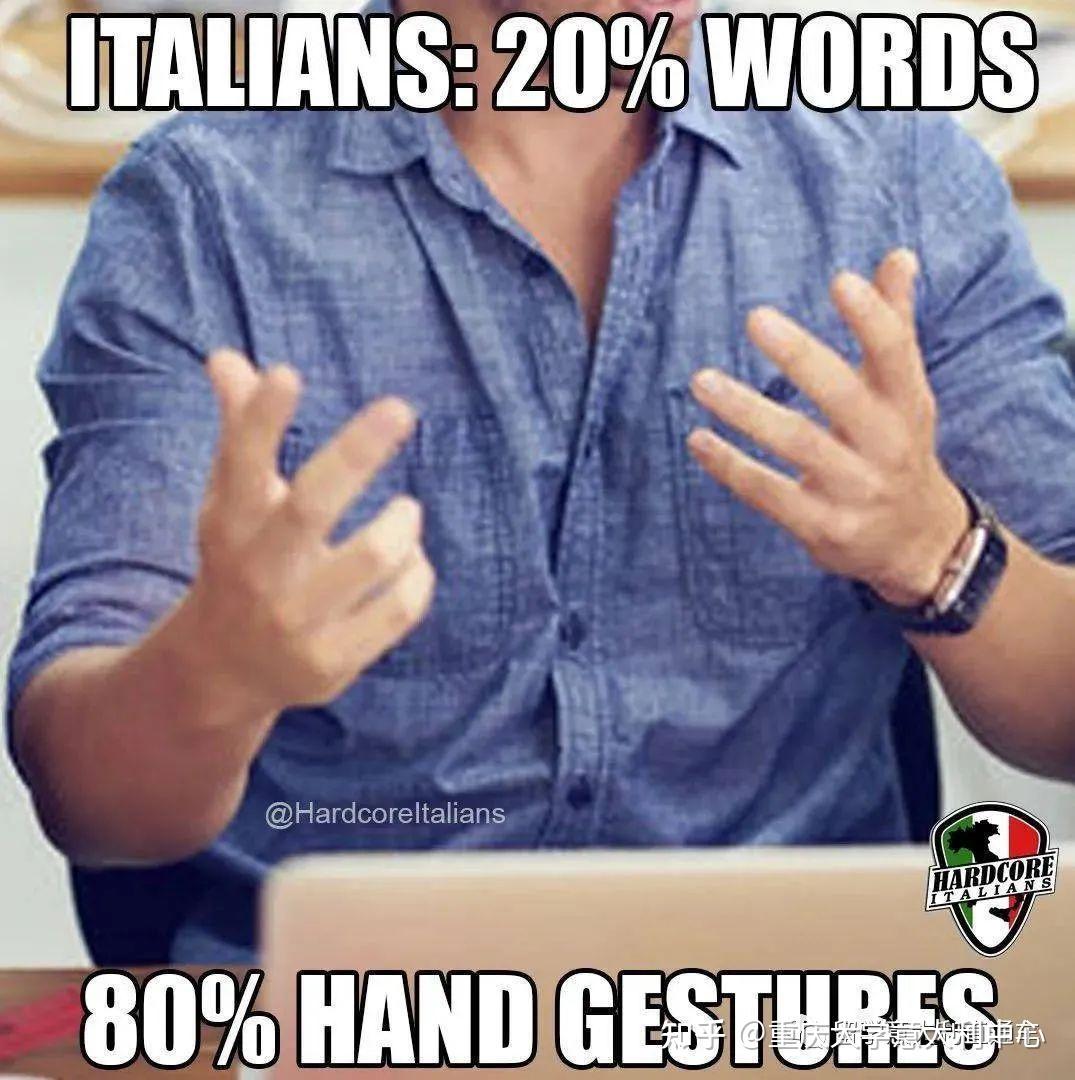 意大利手势梗图图片