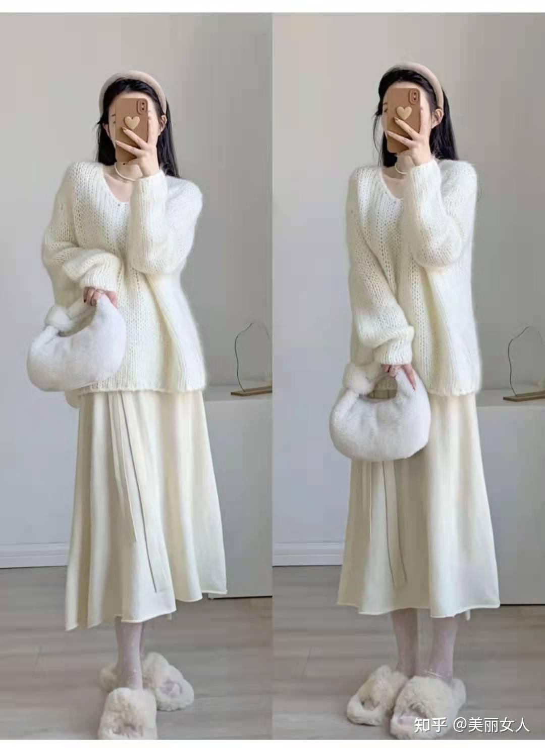 小香风套装女2022年新款秋冬时尚气质名媛洋气高级感半身裙两件套 - 三坑日记