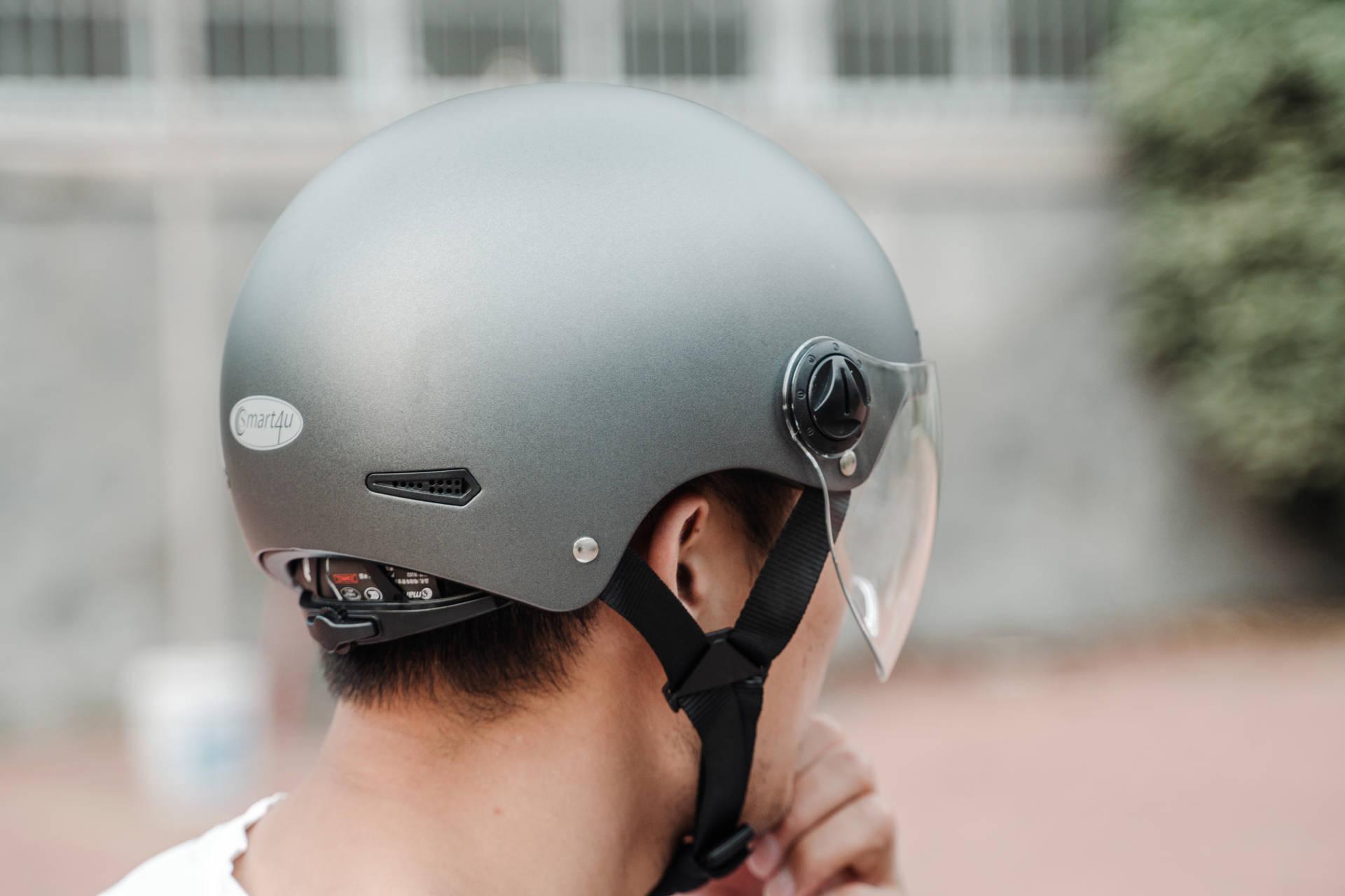 能自消杀抗病毒头盔你见过吗smart4u安全头盔eh10