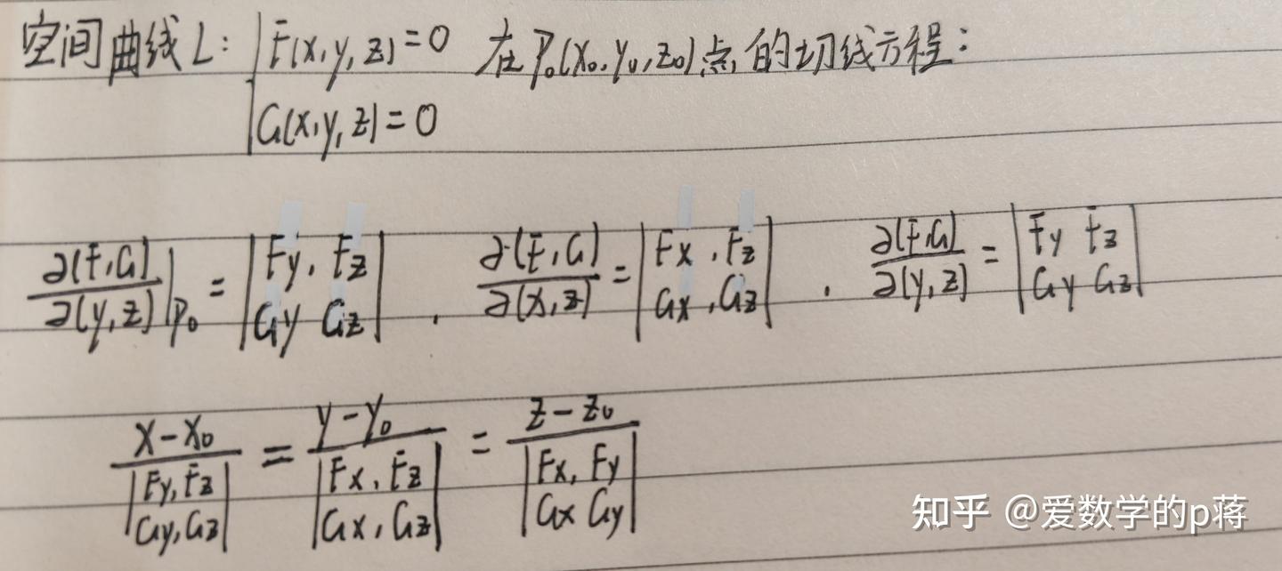 每日一题,113——切平面与法线 - 知乎
